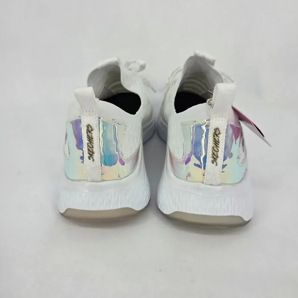 NEW Skechers Gravity Experience Solar Fuse White Holo Sneaker Women's 9 NIB